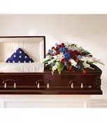 Distinguished Service Casket Spray