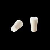 #00 Rubber Stopper, White