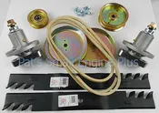 42" John Deere L100-L130, Scotts L1742, Saber 1642HS, 17.542HS Copperhead Commercial Mulcher Blade Deck Rebuild Kit - DECKIT42
