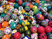 100 Premium Quality 27mm 1" Super Bounce Bouncy Balls