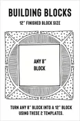 8 inch Building Blocks templates - Jen Kingwell Designs
