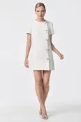 Trina Turk Diamonds Crystal Bows Sheath Dress