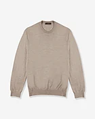 Cashmere and silk slim fit crewneck sweater