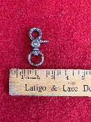 3/4″ Nickel Plated Infinity Snake Trigger Snap