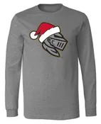 Charlotte Knights 108 Stitches Women's Light the Knights Santa Hat Long Sleeve Tee