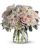 Beautiful Whisper -  Floral Arrangement in Glass Vase