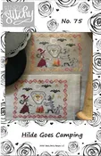 Hilde Goes Camping - Bendy Stitchy Designs - Cross Stitch Pattern