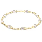 enewton | Classic Purpose Pattern Pearl Bead Bracelet - 4mm