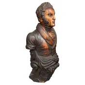 Carved Pine Ship Figurehead of Admiral David Farragut