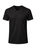 Cotton V Neck T-Shirt