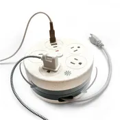 Power Go Round Charging Hub with Twist-Inside Cord : Natural