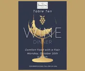 Table Ten Wine Dinner