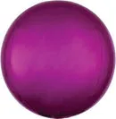 15" Round Fuchsia Orbz Foil Balloon