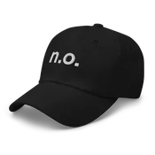 Lowercase n.o. Hat