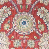 Waverly 100% Premium Printed Cotton, 54" Wide, Home Décor Upholstery Fabric, Garnet Castleford