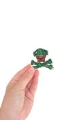 MINI STICKER - Houseplant Crossbones