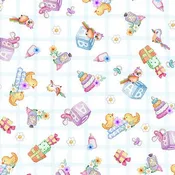 Little Ones-Toy & Bird Toss White 2600-31724-Z