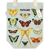 Butterflies Vintage Tote Bag