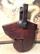 A Large Antique Japanese Keyaki Jizaikagi Pothook