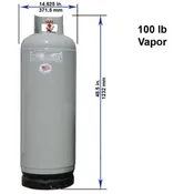 100# Propane Tank