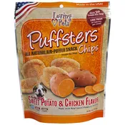 DOG TREATS PUFFSTERS CHIPS SWEET POTATO & CHICKEN 4 OZ MADE IN USA