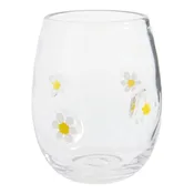 Charm Inlay Stemless Wine Glass