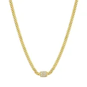 0.38ct Diamond Rope Chain Necklace