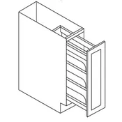 Base Pull Out Cabinet with Spice Rack 9W X 34-1/2H