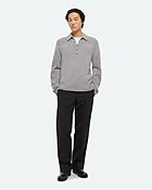 Block Polo Sweater