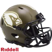 Arizona Cardinals Helmet Riddell Replica Mini Speed Style Salute To Service 2022