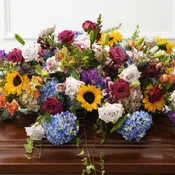 Garden Walk Casket Cover