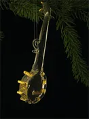Banjo Ornament — Lawrence Family Glass Blowers