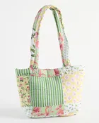 Amalfi Cloud Quilted Round Small Tote Bag