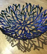 Fused Coral Sea Bowl