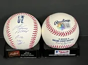 Aidan Miller Phillies Signed City Connect Baseball Beckett Holo Ring The Bell
