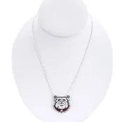 16" Georgia Bulldogs Crystal Logo Necklace | Uga | Go Dawgs!