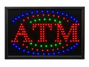 20″ x 13″ Multi Color Bright LED ATM Sign