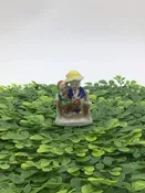 1940's Figurine Boy and Girl on Fence