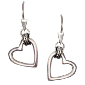 February Heart Earrings