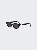 Baguette Acetate Cat-Eye Sunglasses Black - FENDI