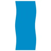 10' x 15' Oval Solid Blue Overlap Above Ground Pool Liner 20 Gauge