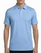 Geometric Pattern Stretch Golf Polo Shirt