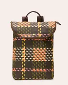 Acre Backpack - Cubic Check Cocoa