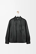 Sobrecamisa en piel napa de cordero