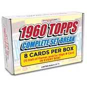 1960 TOPPS BASEBALL COMPLETE SET BREAK - 8 CARDS PER BOX! 1 HOFer and/or high # in each box!