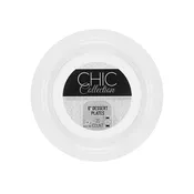 Chic Collection - 6 in. Dessert Plate (Clear) - 20 ct.