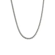 3mm Silver Basket Chain- 24"