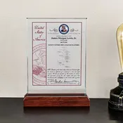 10 Millionth Glass Desk Award
