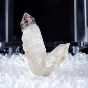 Amethyst Scepter Mineral Thumbnail Specimen from Calipuy Mine, Peru