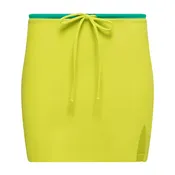 Colette Lime Green Swim Skirt with Slit
